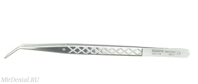 Пинцет стоматологический College без насечек, диагональ, 15см Medenta-Instruments (Пакистан)  103-030-P
