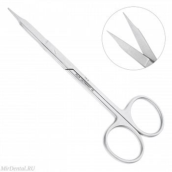 Ножницы хирургические прямые Goldmann-Fox, 12,5 см, 19-5*