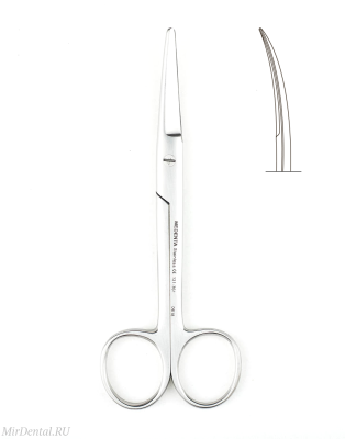Ножницы изогнутые Mayo 15 см Medenta-Instruments (Пакистан)  131-361