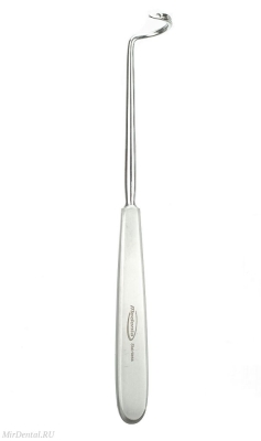 Инструмент для наложения швов, изогнутый вправо, 20см Medenta-Instruments (Пакистан)  14-132-20