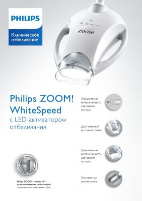 ZOOM 4 WhiteSpeed отбеливающая лампа PHILIPS (Discus Dental, США)