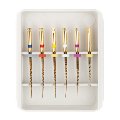 Файлы машинные RCS Gold LT ассорти SX (Open File), S1, S2, F1, F2, F3 (25 мм) (набор 6шт.) Ramo Medical (Китай)  G14 0101 V00000 25