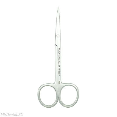 Ножницы изогнутые по плоскости Gum 11 см, 131-223-P Medenta-Instruments (Пакистан)  131-223-P