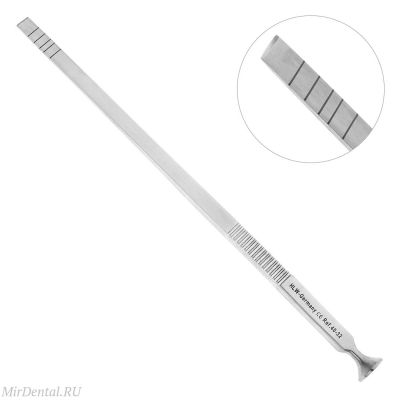Долото хирургическое прямое, рабочая часть 6мм, 17,5 мм, 40-32* HLW Dental (Германия)