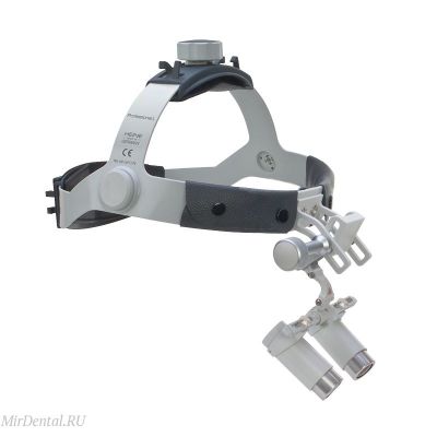 Лупа налобная бинокулярная Heine HRP 4.0x340 шлем Professional L