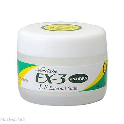 EX-3 Press LF External Stain внешние красители ES, различные цвета, 3 г Noritake Kuraray (Япония)