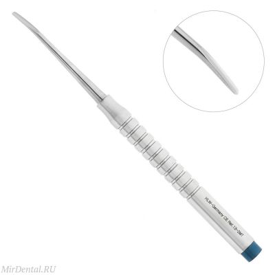 Элеватор изогнутый, 2,5 мм, нижняя челюсть, 13-2MT* HLW Dental (Германия)
