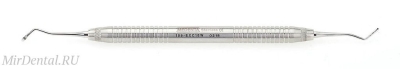 Экскаватор для удаления кариозного дентина, двухсторонний 18W (1,5 мм), ручка полая 8 мм Medenta-Instruments (Пакистан)  109-EXC18W