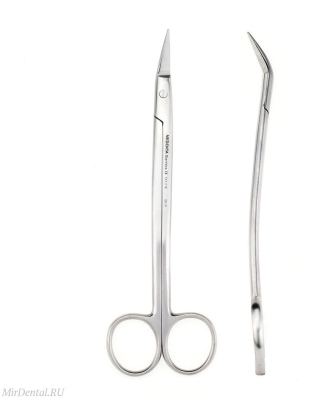 Ножницы изогнутые Dean 17 см Medenta-Instruments (Пакистан)  131-210