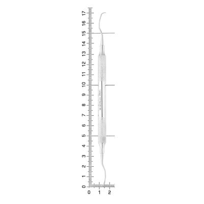 Кюрета Langer, форма 1/2, ручка диаметр 8 мм, 26-33* HLW Dental (Германия)