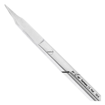 Ножницы хирургические изогнутые Goldmann-Fox, 12,5 см, 19-6* HLW Dental (Германия)