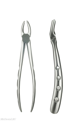 Щипцы для экстракции корней верхних центральных зубов и клыков 111-001-1-HL Medenta-Instruments (Пакистан)  111-001-1-HL