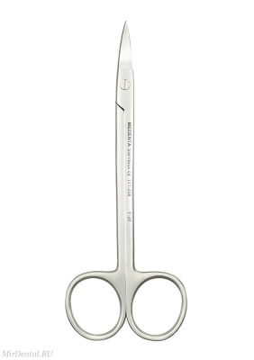 Ножницы изогнутые Quinby 12,5 см,131-228-P Medenta-Instruments (Пакистан)  131-228-P