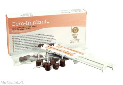 Cem Implant Auto Mix  Цемент для фиксации работ на имплантах BJM LAB (Израиль)