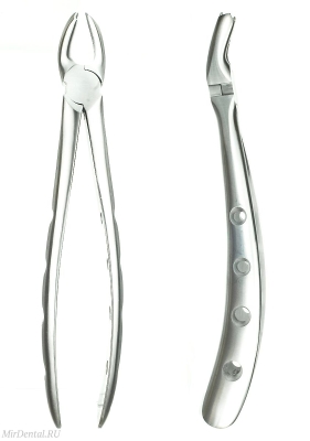 Щипцы для экстракции корней верхних правых моляров 110-160-65R-HL Medenta-Instruments (Пакистан)  110-160-65R-HL
