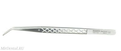 Пинцет стоматологический College без насечек, диагональ, 15см Medenta-Instruments Co (Пакистан)