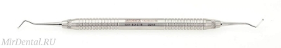 Экскаватор для удаления кариозного дентина, двухсторонний 18 (1,5 мм), ручка полая 8 мм Medenta-Instruments (Пакистан)  109-EXC18