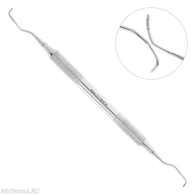 Кюрета парадонтологическая Gracey, форма 15/16, диаметр ручки 8 мм, 26-43* HLW Dental (Германия)