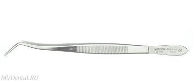 Пинцет стоматологический Meriam с насечками, ребристый, 16см Medenta-Instruments Co (Пакистан)