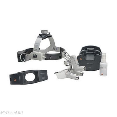 Лупа налобная бинокулярная Heine HRP 4.0x340 + HEINE ML4 LED + S-Guard комплектация Unplugged