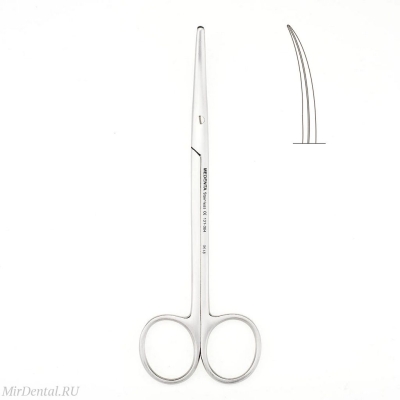 Ножницы изогнутые Metzenbaum 15 см Medenta-Instruments (Пакистан)  131-304