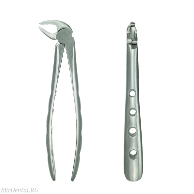 Щипцы для экстракции корней нижних премоляров (детск), 110-120-13S-HL Medenta-Instruments (Пакистан)  110-120-13S-HL