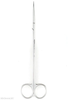 Ножницы прямые Metzenbaum Delicate 18 см (остроконечные) Medenta-Instruments (Пакистан)  131-318