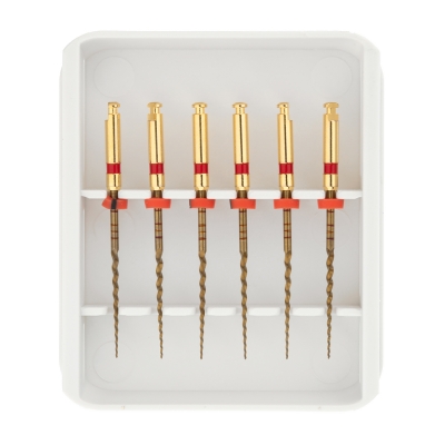 Файлы машинные RCS Gold LT Rotary F2 (25 мм) (набор 6 шт.) Ramo Medical (Китай)  G14 0101 V08025 25