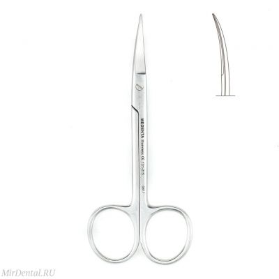 Ножницы изогнутые Wagner 12 см Medenta-Instruments Co (Пакистан)