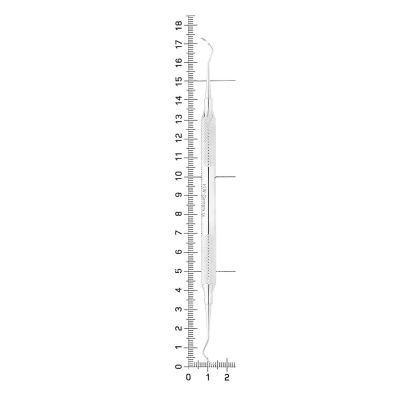 Кюрета Columbia, форма 13/14, ручка диаметр 8 мм, 26-30* HLW Dental (Германия)