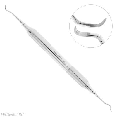 Скейлер парадонтологический, форма 204S, ручка DELUXE, диаметр 10 мм, 26-56B* HLW Dental (Германия)