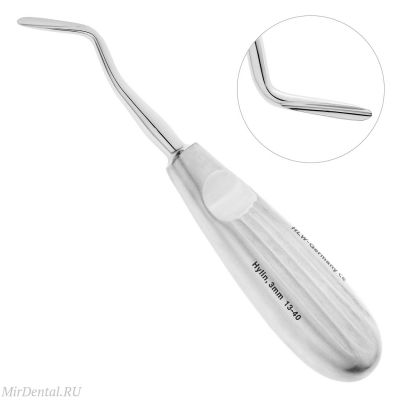 Элеватор Hylin, изогнутый, 3,0 мм, 13-40* HLW Dental (Германия)