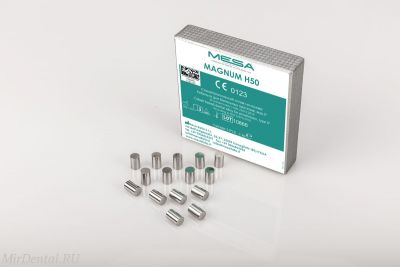 Сплав Mesa Magnum H50 для бюгелей, Co (64%), Cr (29%), Mo (6,5%) 1 кг, без бериллия Mesa (Италия)