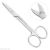 Ножницы коронковые, зубчатая поверхность, 10 см, 19-18* HLW Dental (Германия)