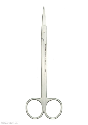 Ножницы прямые Kelly 16 см Medenta-Instruments (Пакистан)  131-217