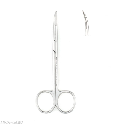 Ножницы изогнутые Ragnell Dissecting 13см Medenta-Instruments (Пакистан)  04-392-13