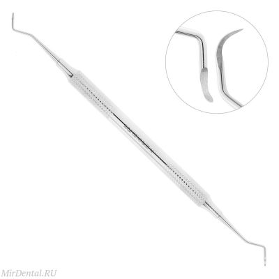 Скейлер парадонтологический McCall, форма 13S/14S, ручка диаметр 8 мм, 26-14* HLW Dental (Германия)