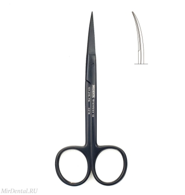 Ножницы шарнирные изогнутые Wagner 12 см Medenta-Instruments (Пакистан)  131-215-TN