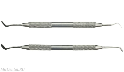 Набор для реставрации, гладилка-штопфер / гладилка-гладилка, титан Medenta-Instruments (Пакистан)  2501 T