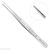 Пинцет атравматичный прямой De Bakey, 15см, 22-34* HLW Dental (Германия)