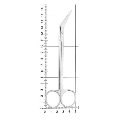 Ножницы хирургические угловые Locklin, 16 см, 19-10* HLW Dental (Германия)