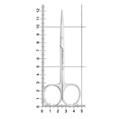 Ножницы прямые, тупой кончик, Metzenbaum, 12 см,, 19-25* HLW Dental (Германия)