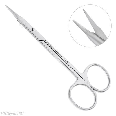Ножницы хирургические прямые Stevens, 11,5 см, 19-3* HLW Dental (Германия)