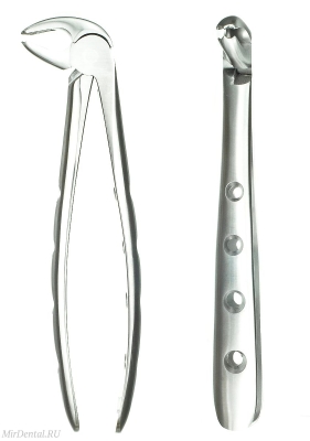 Щипцы для экстракции корней нижних правых моляров 111-025-23-HL Medenta-Instruments (Пакистан)  111-025-23-HL