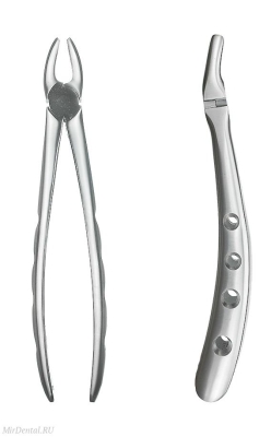 Щипцы для экстракции корней верхних резцов (детские) 111-042-39-HL Medenta-Instruments (Пакистан)  111-042-39-HL