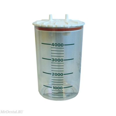 Емкость из полисульфона для отсасывателей Fazzini, 4 л