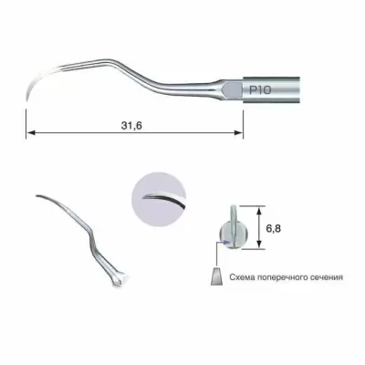 P10 Насадка для скалера NSK Nakanishi (Япония)