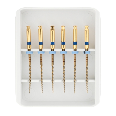 Файлы машинные RCS Gold LT Rotary F3 (25 мм) (набор 6 шт.) Ramo Medical (Китай)  G14 0101 V09030 25