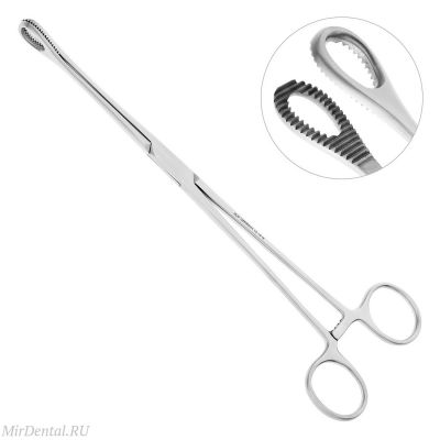 Зажим, 24 см, 15-10* HLW Dental (Германия)