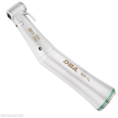 DBA WP-1L 20:1 Угловой хирургический неразборный наконечник  с подсветкой, бор Ø 2,35 мм для Implanter LED Woodpecker (Китай) Со светом 